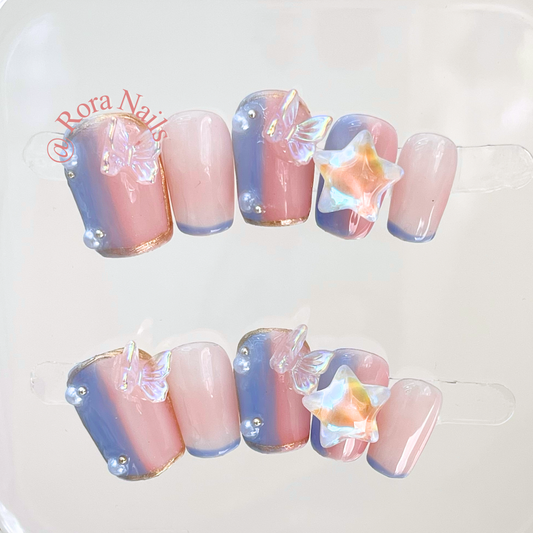 pink and blue dreamland