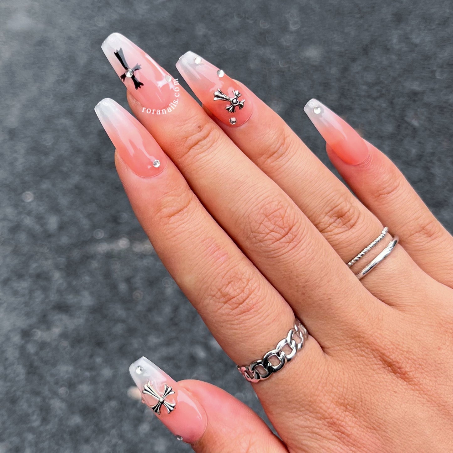 Girly Cross Cute Daily Irregular - roranails