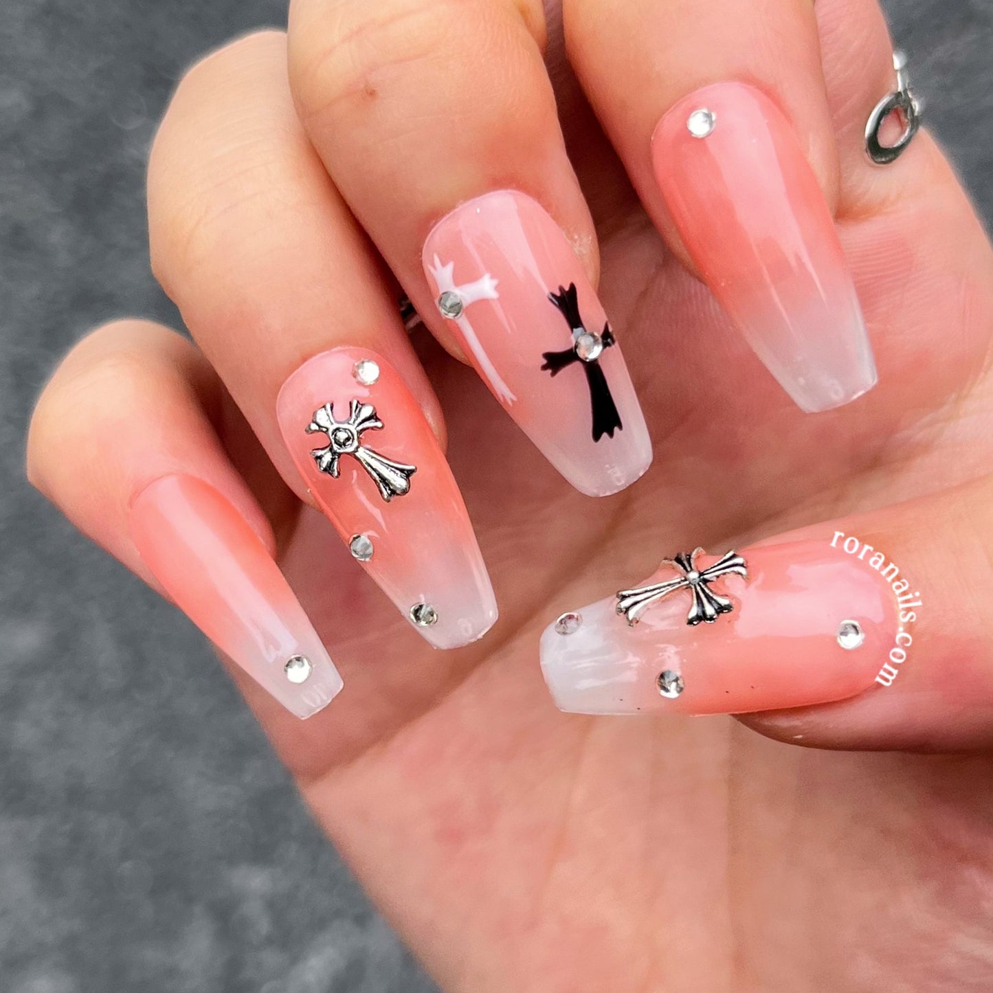 Girly Cross Cute Daily Irregular - roranails