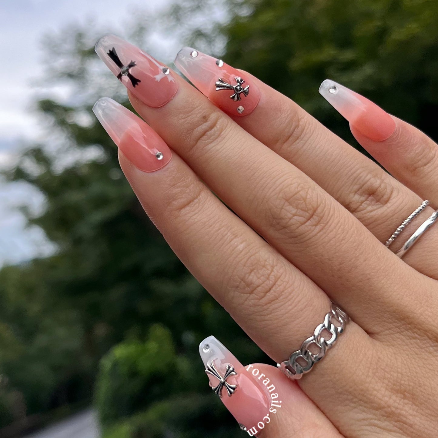 Girly Cross Cute Daily Irregular - roranails