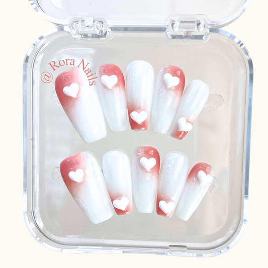 3D heart blusher