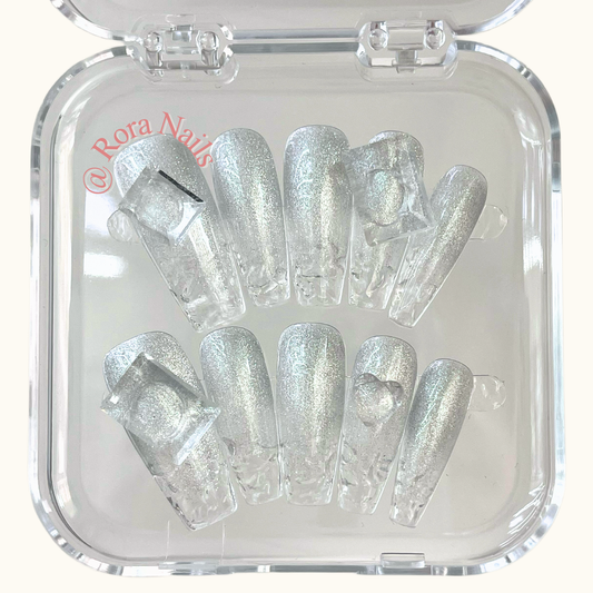 Silver Ice Cube